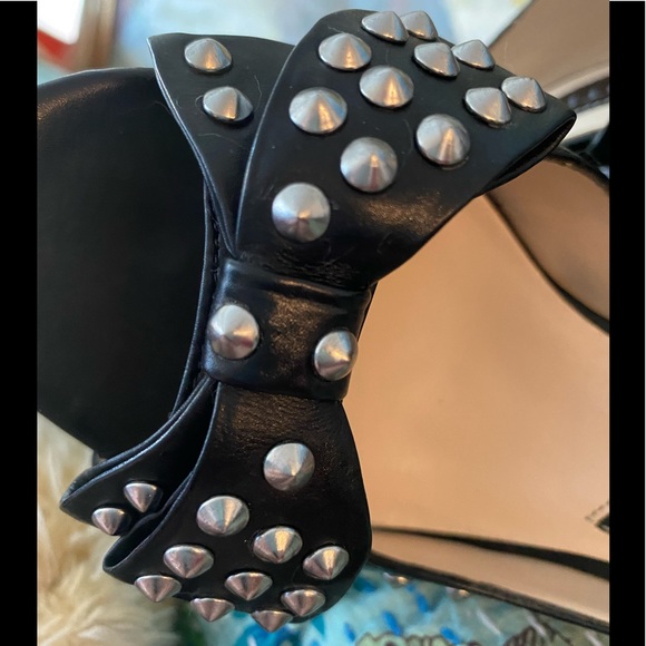 Not for sale Beautiful soft luxurious leather studded heels - Picture 10 of 13